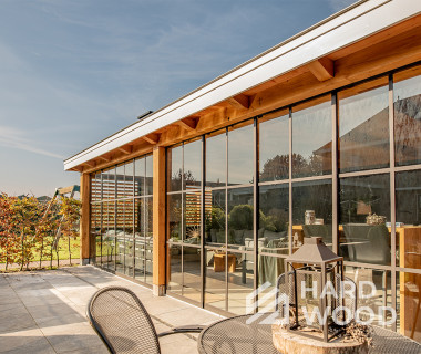 Застекленная беседка для дачи №26 - фото 1483