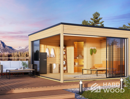 Беседка летняя стеклянная №57 - фото 1693